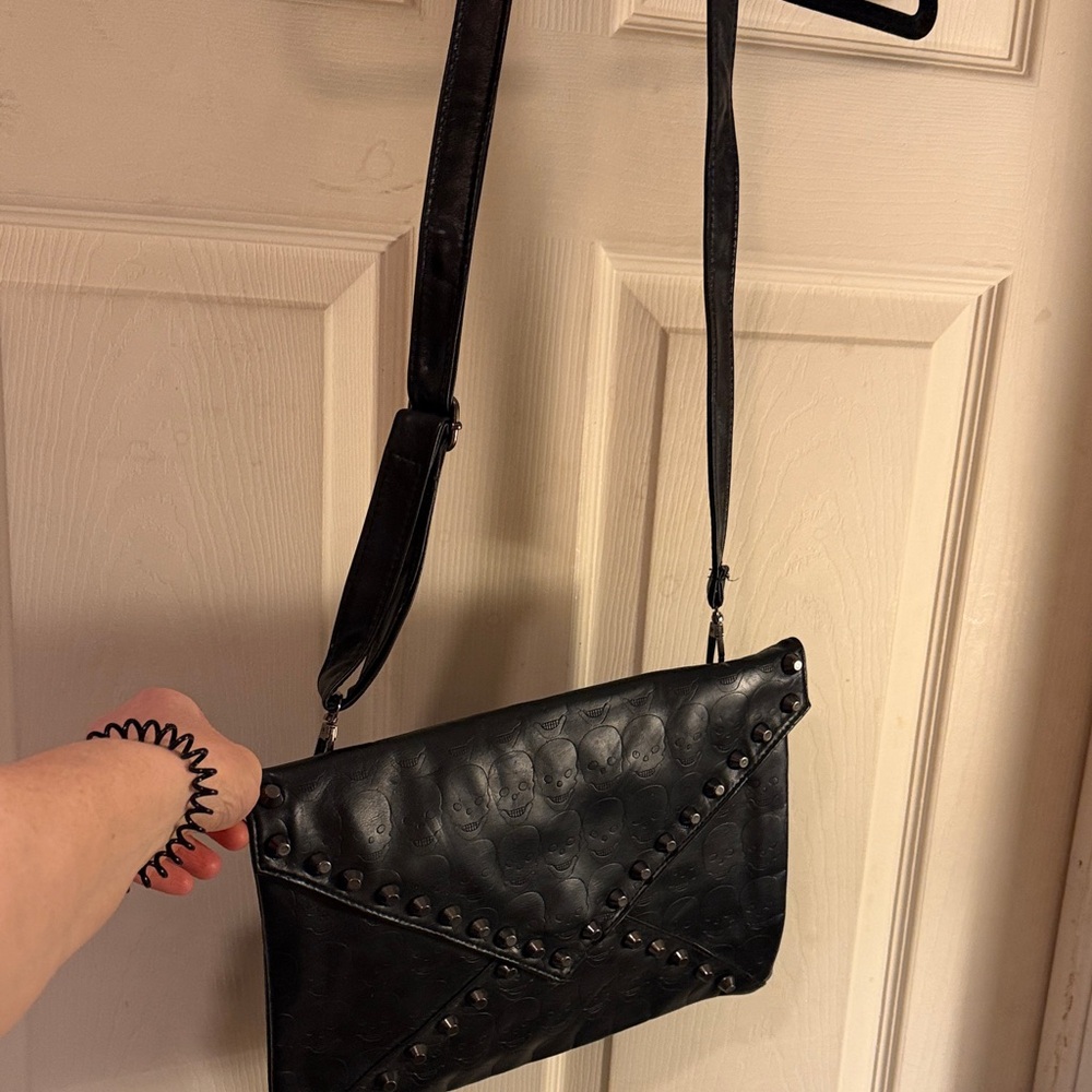 Black Studded Women's Bag